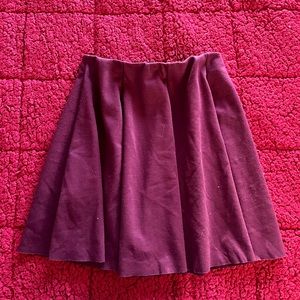 Cute Zara red skirt. Perfect for the upcoming holidays